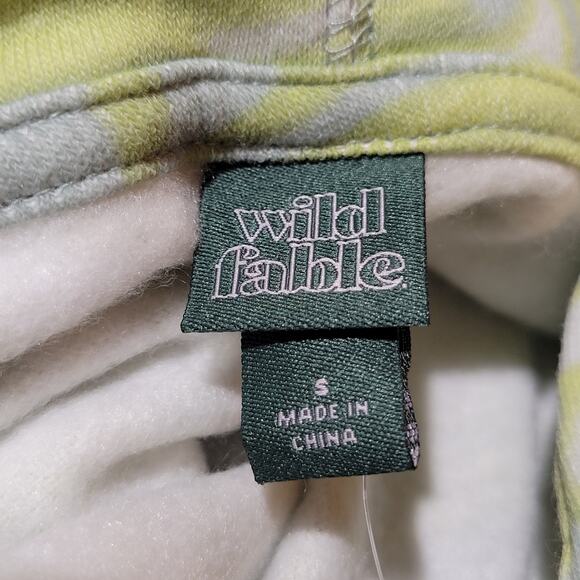 Wild Fable Cropped Hoodie, Green Swirl, Size S, NWT - Picture 7 of 7